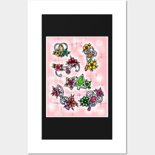 fairy brooches Posters and Art